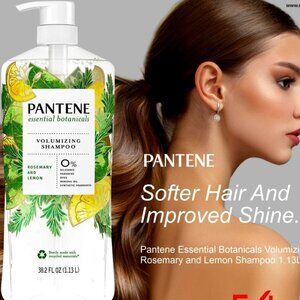 Pantene Essential Botanicals Volumizing Shampoo Rosemary & Lemon 38.2 oz Pump